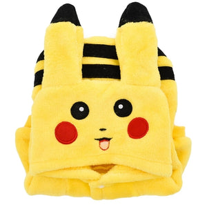 SUPREPET Cat Costume Cute Pet Clothes Pikachu Cosplay Clothing Autumn Winter  Cat Coat Home Pajamas Puppy Hoodie Dog Coat