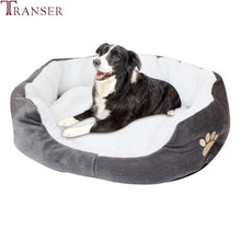 Charger l&#39;image dans la galerie, Transer Warm Double-Cushion Dog Puppy Bed Soft Fleece Dog House  Pet Bed for Dog and Cat Dog Kennel Drop shipping 90611