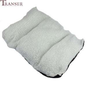 Transer Warm Double-Cushion Dog Puppy Bed Soft Fleece Dog House  Pet Bed for Dog and Cat Dog Kennel Drop shipping 90611